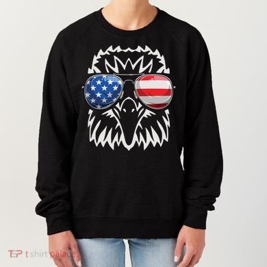 4th July American Eagle Flag Independence Day Women's Sweatshirt