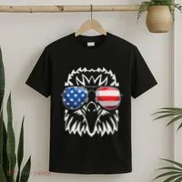 4th July American Eagle Flag Independence Day T-Shirt thumb 2