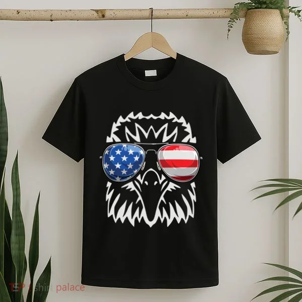 4th July American Eagle Flag Independence Day T-Shirt