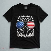 4th July American Eagle Flag Independence Day T-Shirt thumb 5