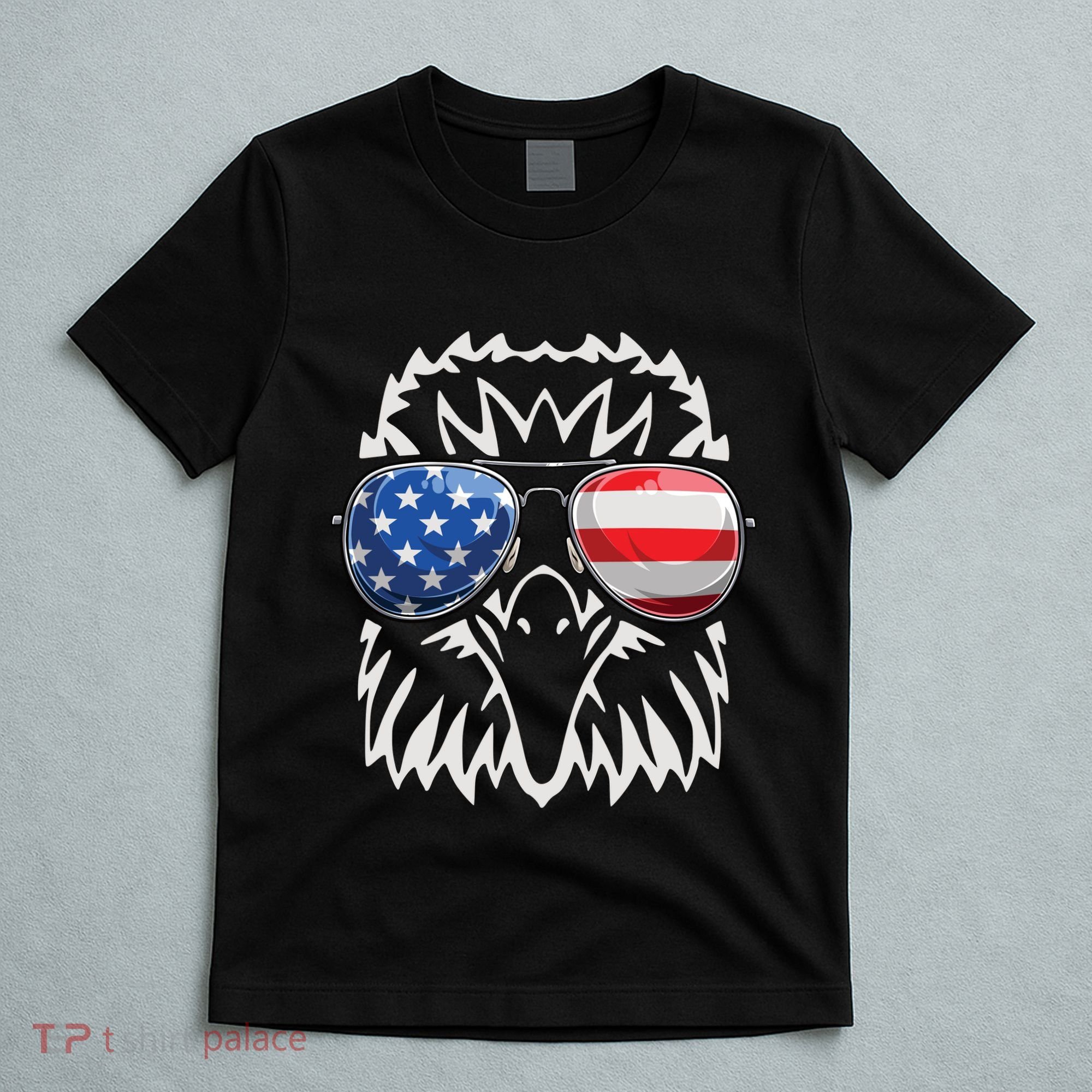 4th July American Eagle Flag Independence Day T-Shirt