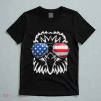 4th July American Eagle Flag Independence Day T-Shirt thumb 5