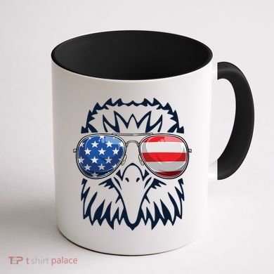 4th July American Eagle Flag Independence Day Coffee Mug back
