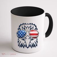 4th July American Eagle Flag Independence Day Coffee Mug thumb 1