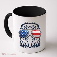 4th July American Eagle Flag Independence Day Coffee Mug thumb 0