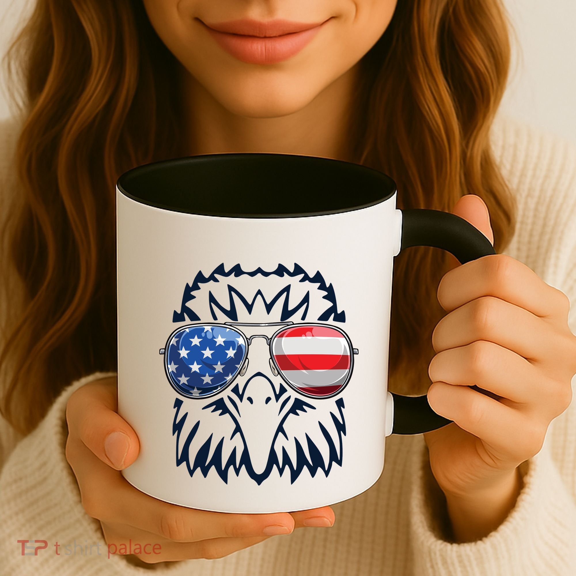 4th July American Eagle Flag Independence Day Coffee Mug