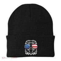 4th July American Eagle Flag Independence Day Beanie thumb 0