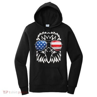 4th July American Eagle Flag Independence Day Women's Hoodie