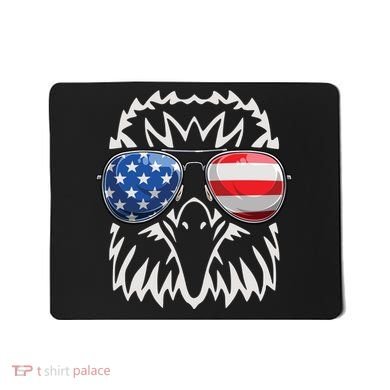 4th July American Eagle Flag Independence Day Mousepad