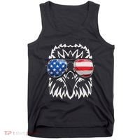 4th July American Eagle Flag Independence Day Tank Top thumb 0