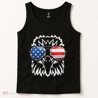 4th July American Eagle Flag Independence Day Tank Top thumb 2