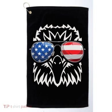 4th July American Eagle Flag Independence Day Golf Towel