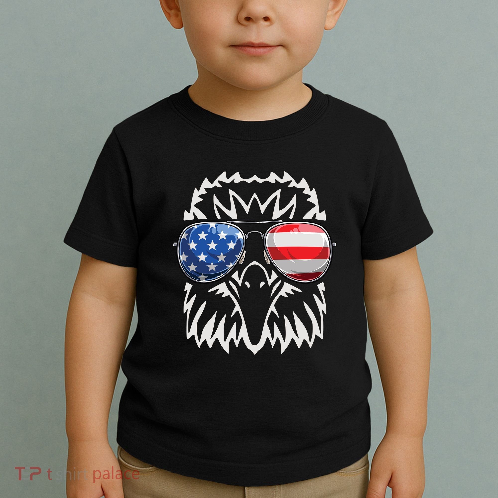4th July American Eagle Flag Independence Day Toddler T-Shirt