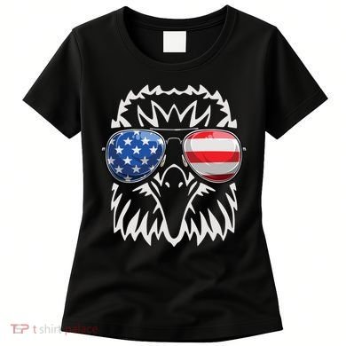 4th July American Eagle Flag Independence Day Women's T-Shirt
