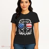 4th July American Eagle Flag Independence Day Women's T-Shirt thumb 4