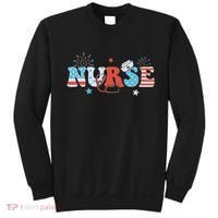 4th July Nurse American Nurse Independence Day Nurse Sweatshirt thumb 0