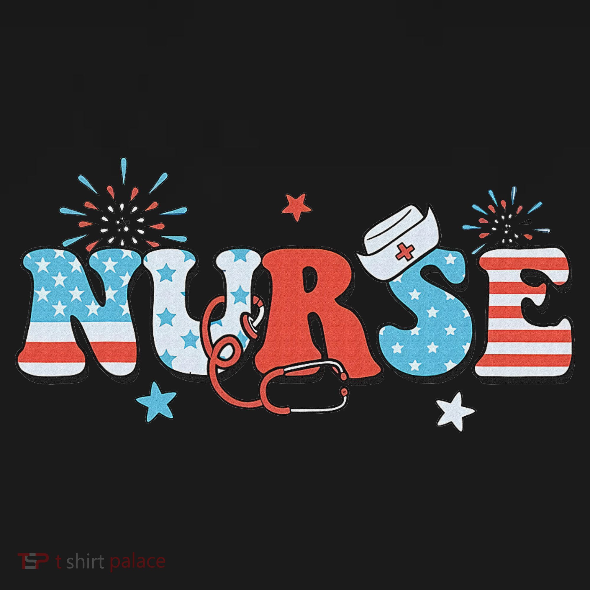 4th July Nurse American Nurse Independence Day Nurse Women's Hoodie