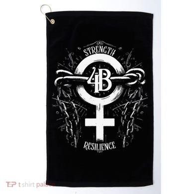 4b Movement Strength Resilience Unity Stand Together Golf Towel