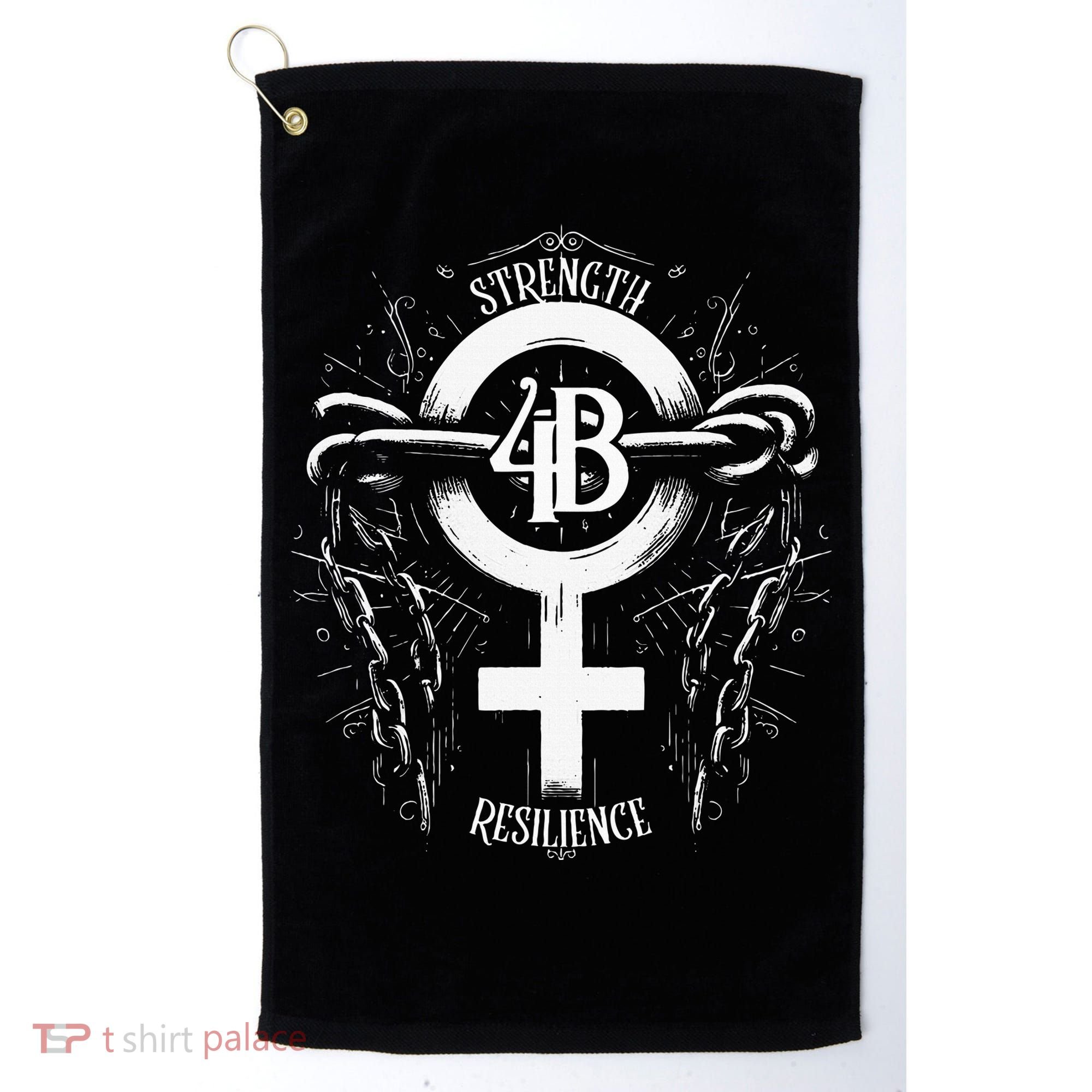 4b Movement Strength Resilience Unity Stand Together Golf Towel