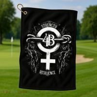 4b Movement Strength Resilience Unity Stand Together Golf Towel thumb 1