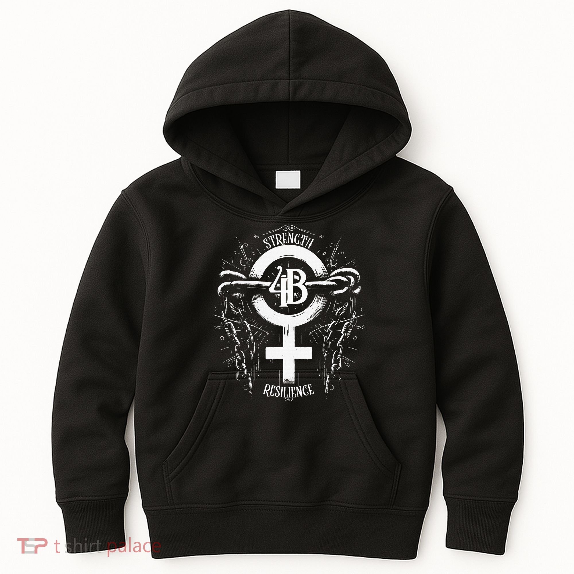 4b Movement Strength Resilience Unity Stand Together Kids Hoodie