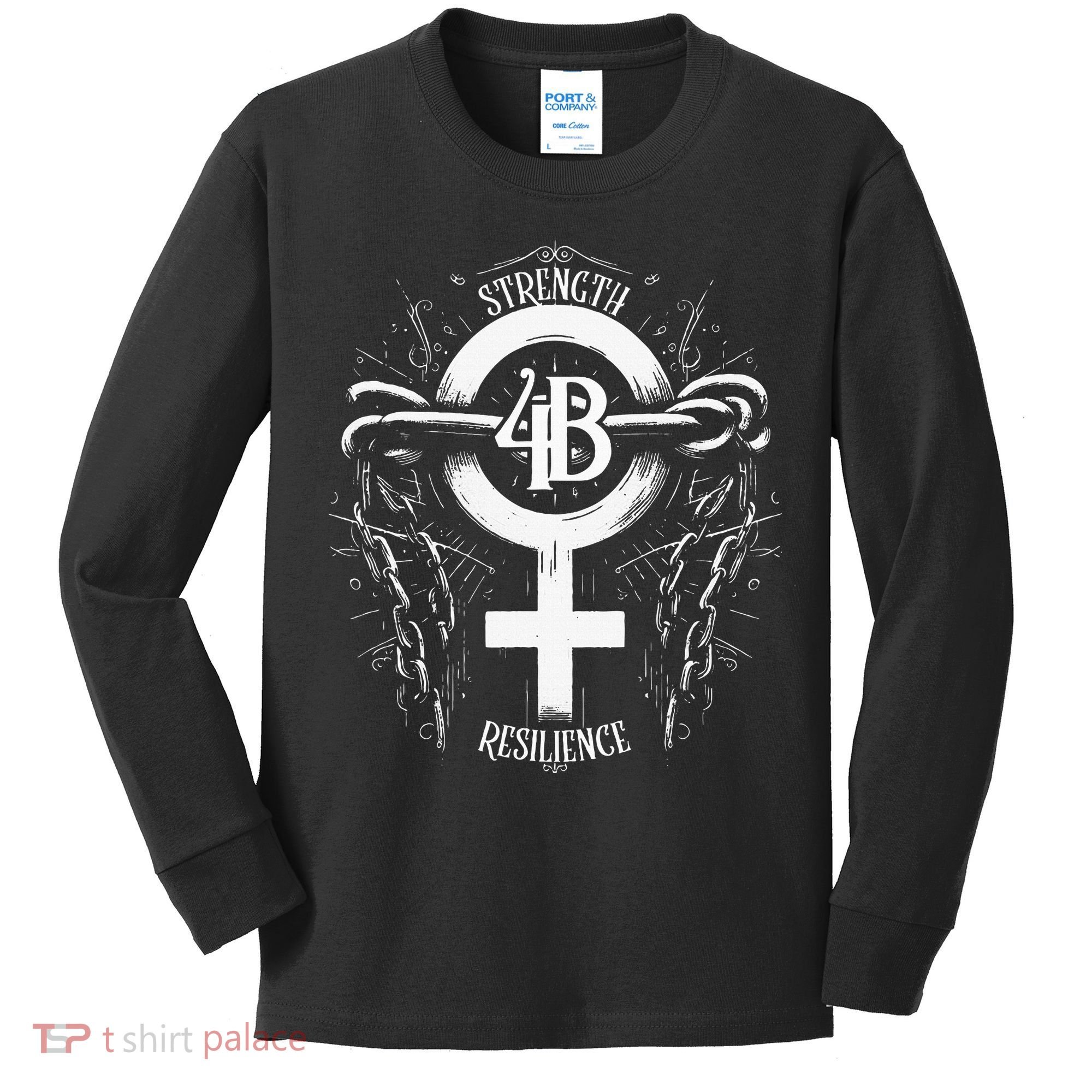 4b Movement Strength Resilience Unity Stand Together Kids Long Sleeve Shirt