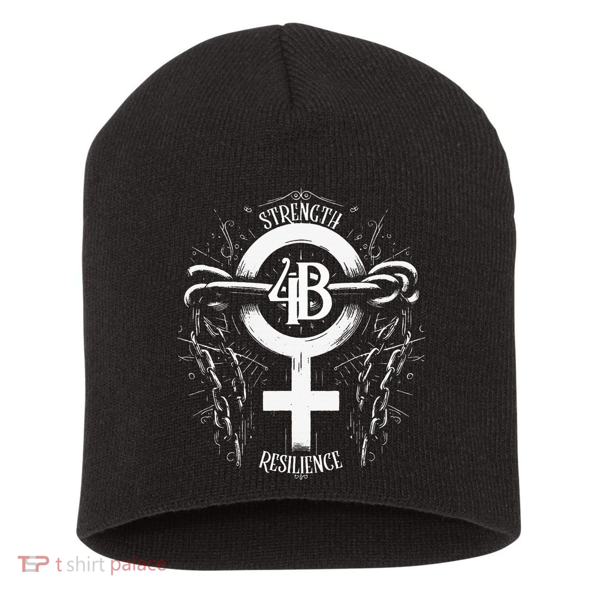 4b Movement Strength Resilience Unity Stand Together Short Acrylic Beanie
