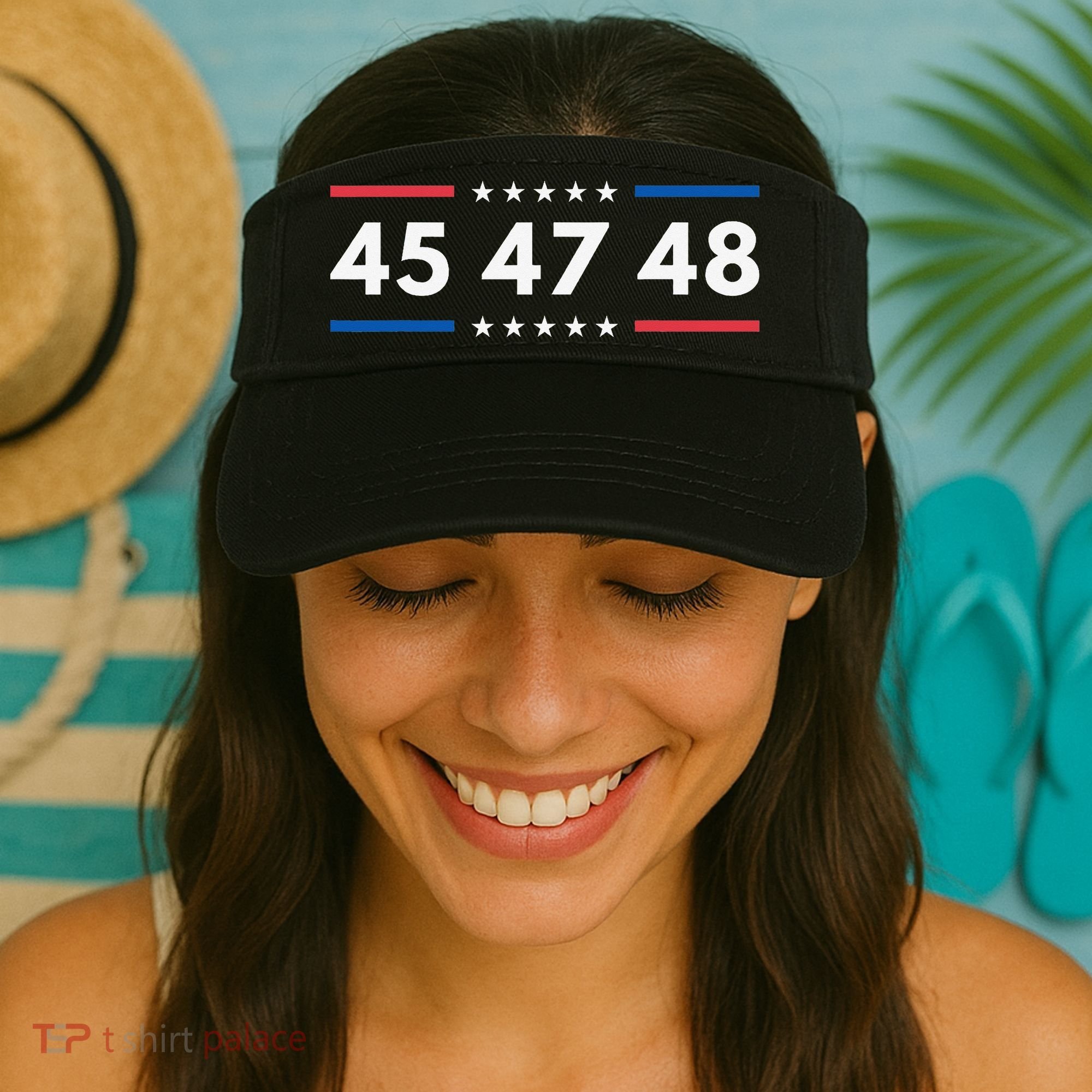 47-48 Number 47 Jersey 45th Anniversary 4th Of July 1776 Visor