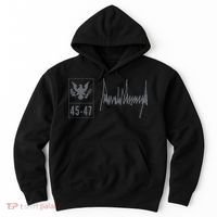 45-47 Number 45 Jersey 47th Anniversary 4th July Flag Grunge Hoodie thumb 0