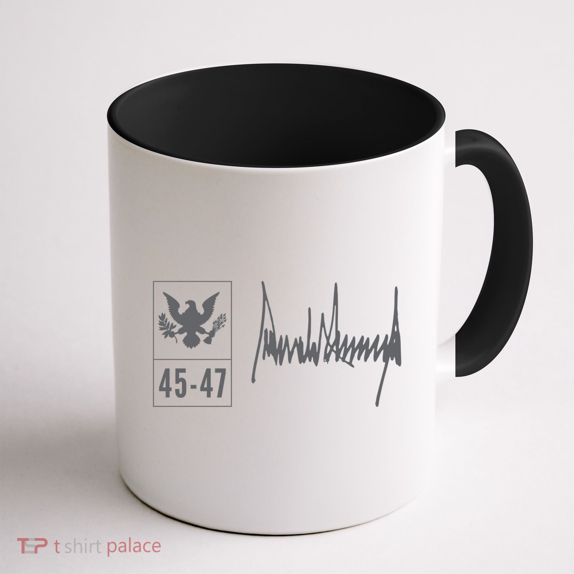 45-47 Number 45 Jersey 47th Anniversary 4th July Flag Grunge Coffee Mug