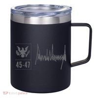 45-47 Number 45 Jersey 47th Anniversary 4th July Flag Grunge 12oz Stainless Steel Coffee Mug thumb 0