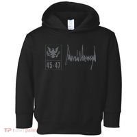 45-47 Number 45 Jersey 47th Anniversary 4th July Flag Grunge Toddler Hoodie thumb 0