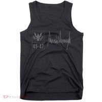 45-47 Number 45 Jersey 47th Anniversary 4th July Flag Grunge Tank Top thumb 0