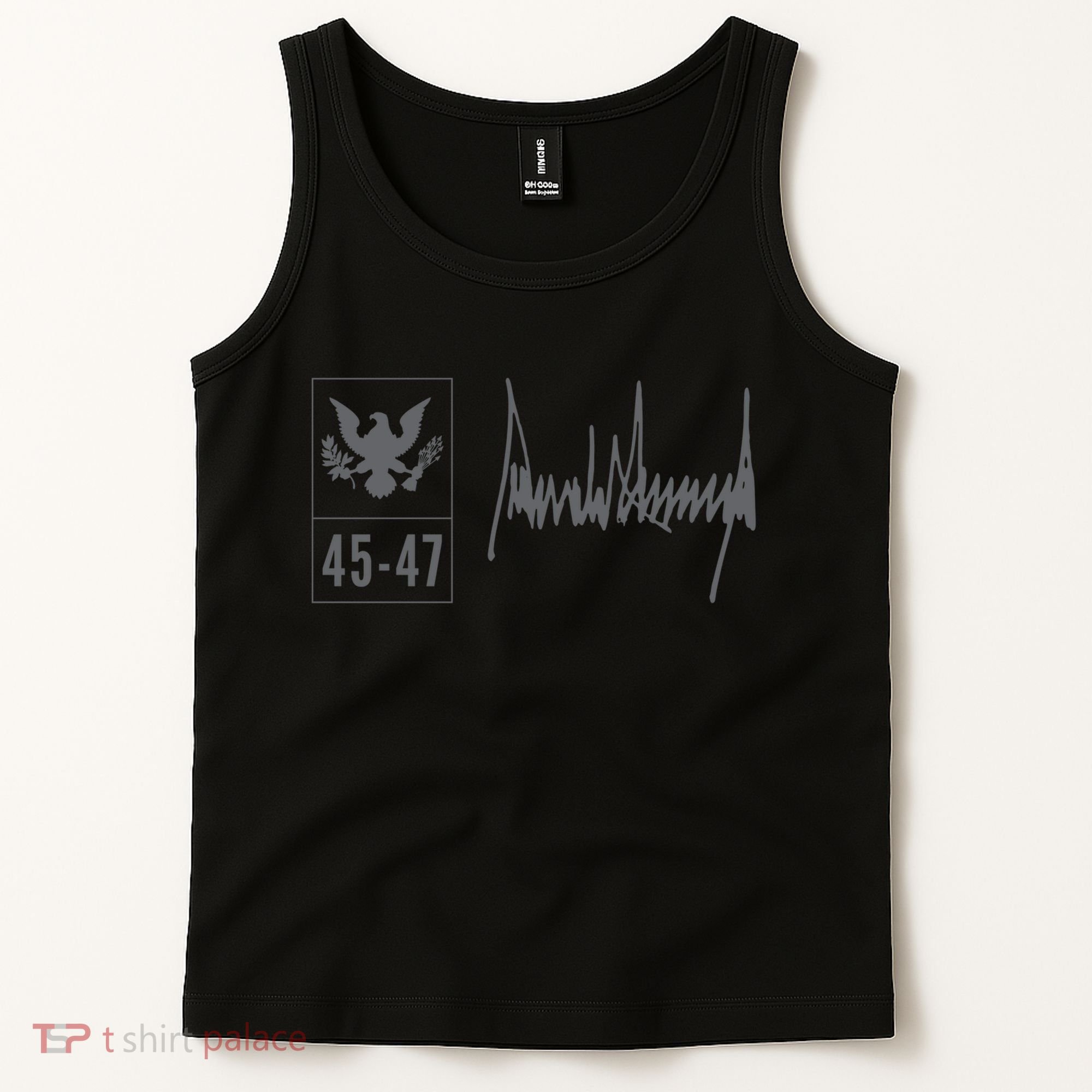 45-47 Number 45 Jersey 47th Anniversary 4th July Flag Grunge Tank Top