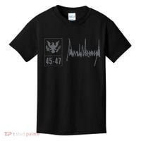 45-47 Number 45 Jersey 47th Anniversary 4th July Flag Grunge Kids T-Shirt thumb 0