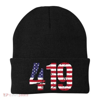 419 Ohio Area Code Beanie