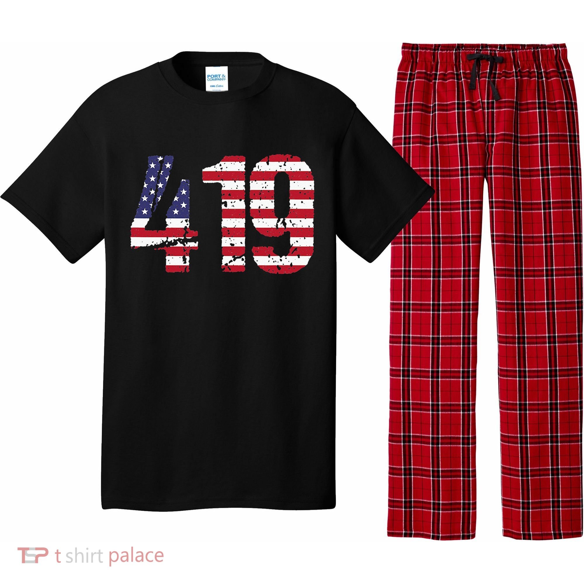 419 Ohio Area Code Pajama Set