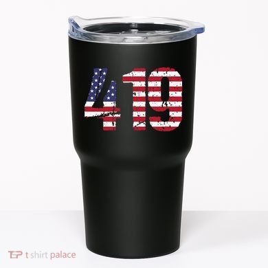 419 Ohio Area Code Tumbler