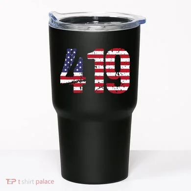 419 Ohio Area Code Tumbler