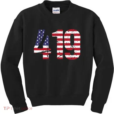 419 Ohio Area Code Kids Sweatshirt