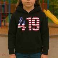 419 Ohio Area Code Kids Hoodie thumb 3