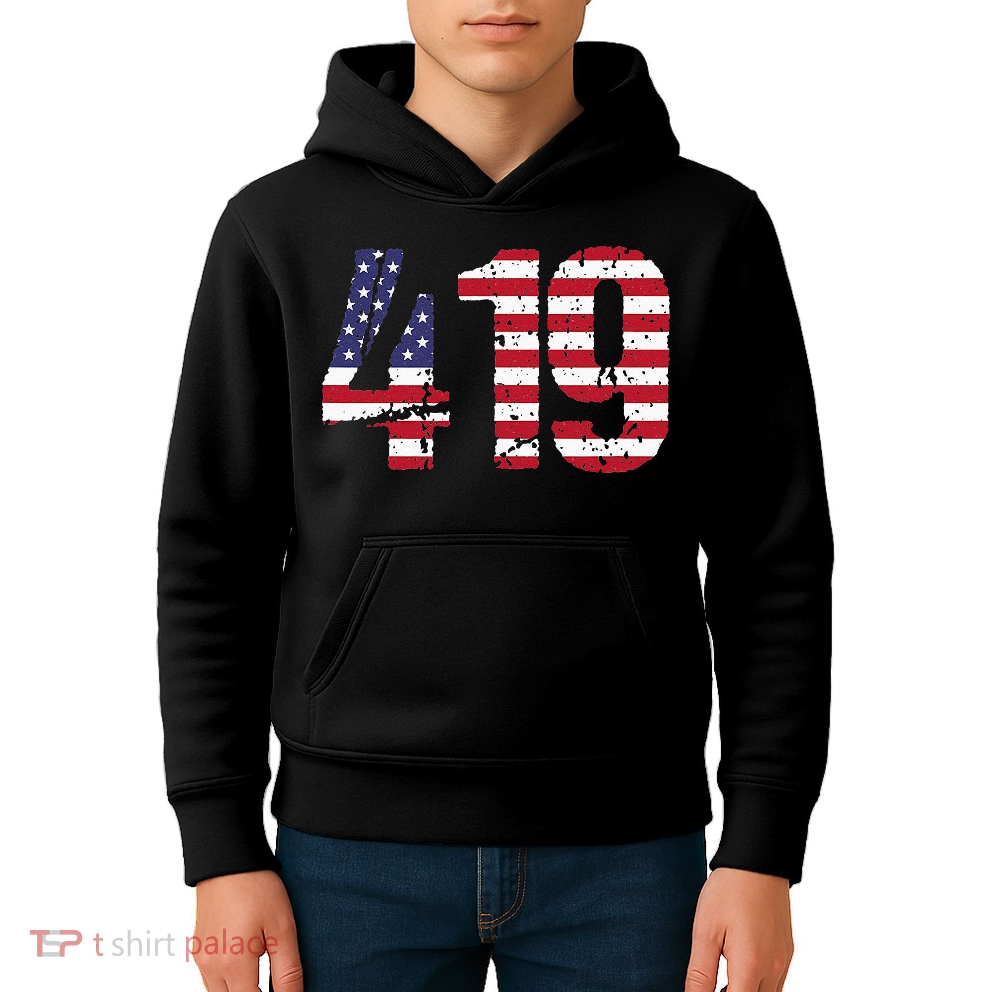 419 Ohio Area Code Kids Hoodie