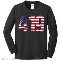 419 Ohio Area Code Kids Long Sleeve Shirt thumb 0