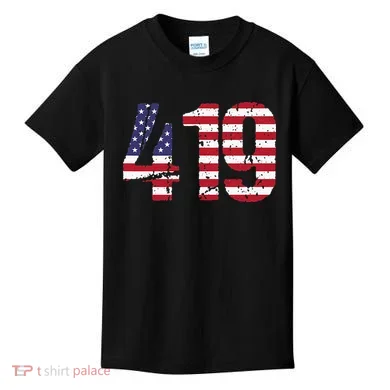 419 Ohio Area Code Kids T-Shirt