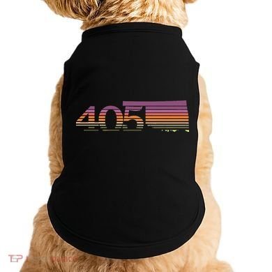 405 Oklahoma City Souvenir Gift Okc Doggie Tank