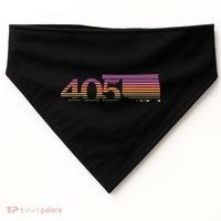 405 Oklahoma City Souvenir Gift Okc USA-Made Doggie Bandana thumb 0