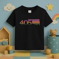 405 Oklahoma City Souvenir Gift Okc Toddler T-Shirt thumb 3