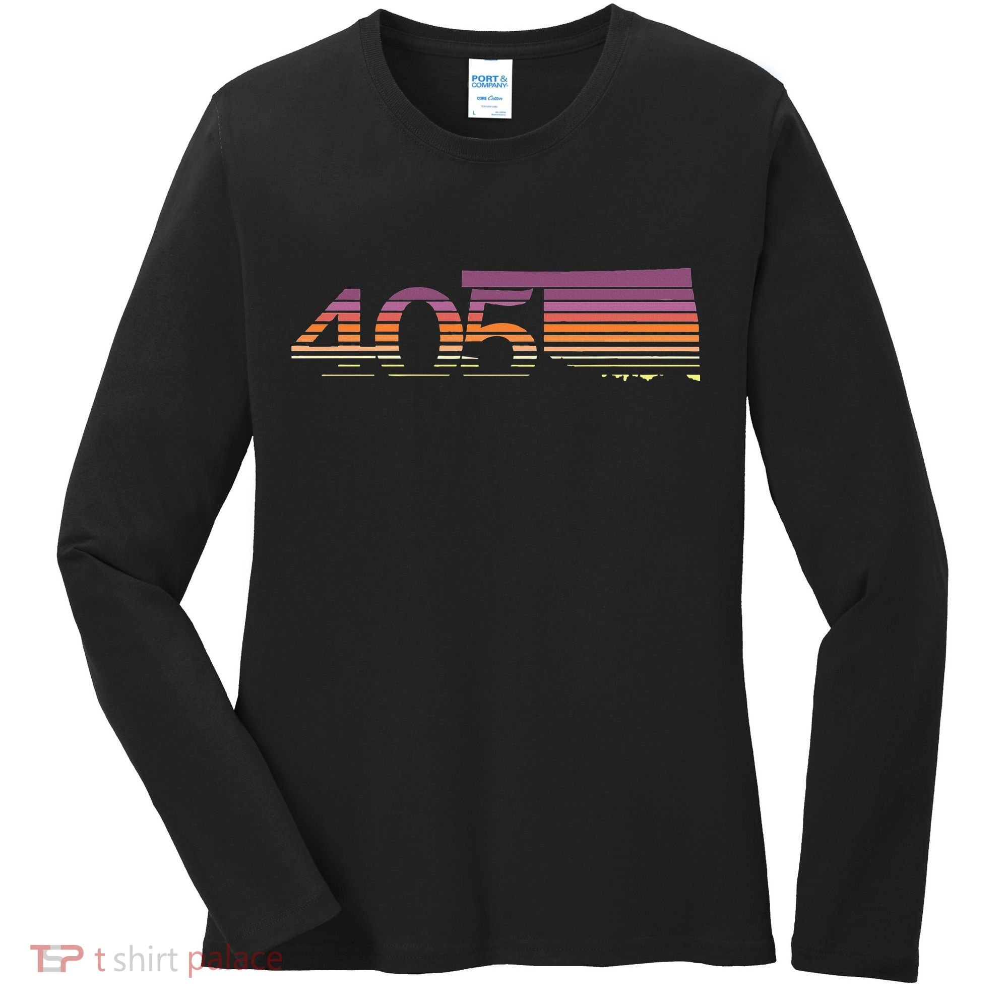 405 Oklahoma City Souvenir Gift Okc Women's Long Sleeve Shirt