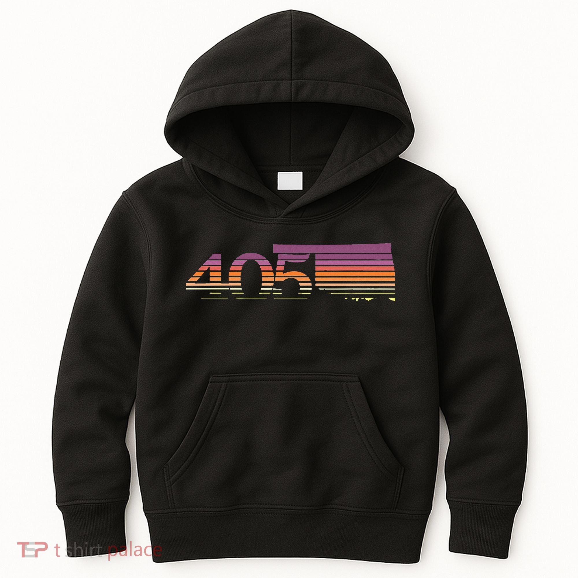 405 Oklahoma City Souvenir Gift Okc Kids Hoodie