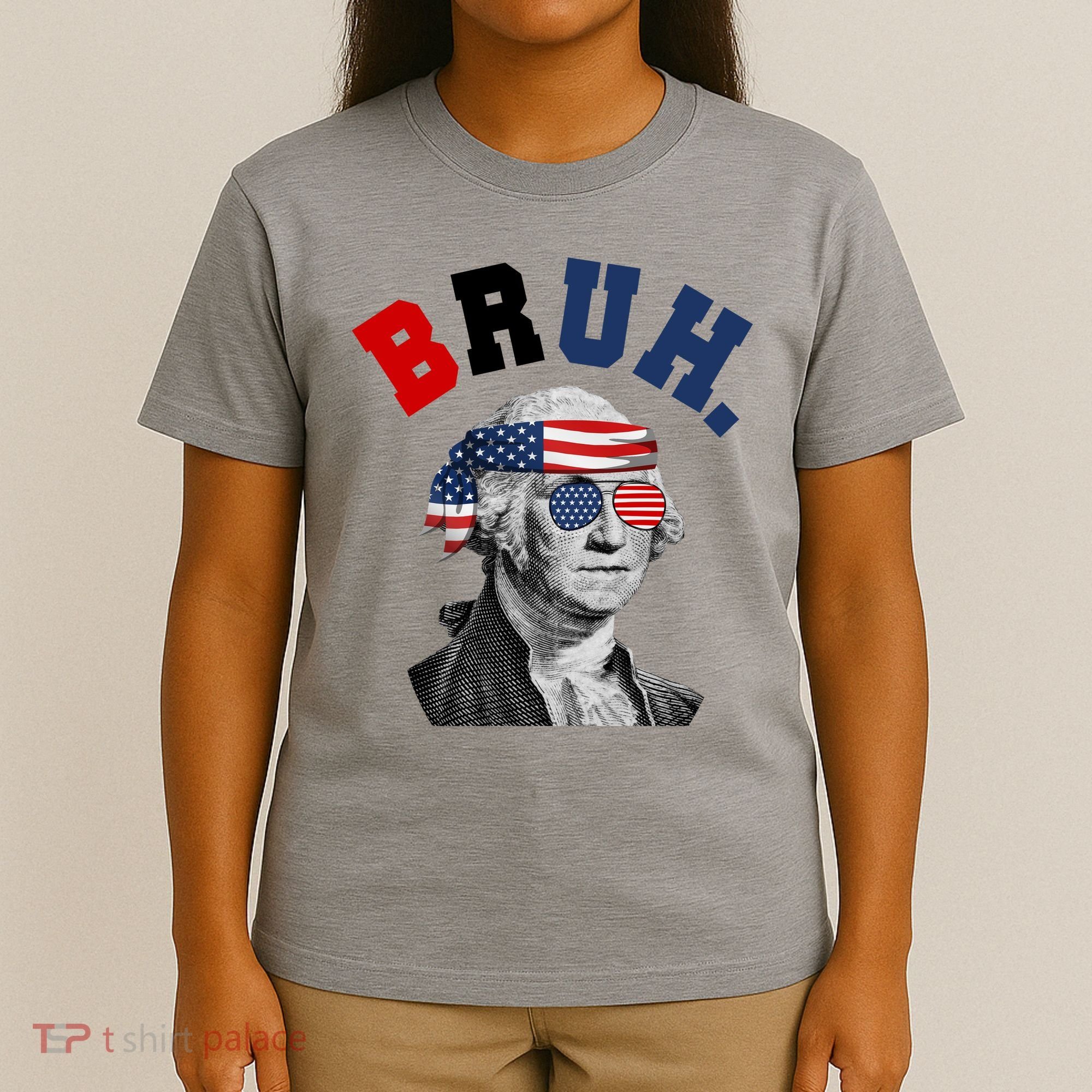 4th Of July George Washington Bruh Usa Funny Festive T-Shirt